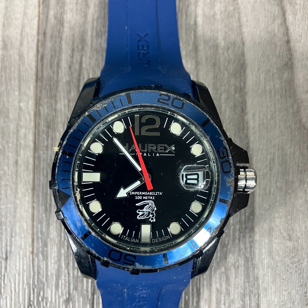 Haurex Caimano Watch‎ N1354UNB Luminous Blue Band